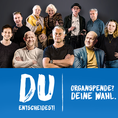 Die Organspende-Kampagne geht u. a. mit Jürgen Vogel, Tomatolix und Marti Fischer in die dritte Runde