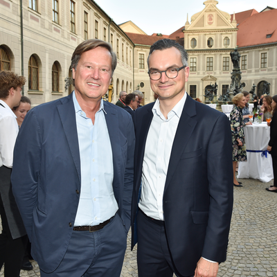 Philipp Wolff und Christian Teichmann (Burda Principal Investments) waren ebenfalls in der Residenz zu Gast