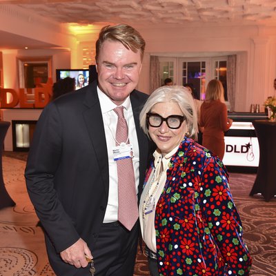 Burda-CEO Martin Weiss und Steffi Czerny (DLD)