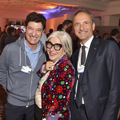 Jim Breyer (Breyer Capitals), Steffi Czerny (DLD), Jim Hagemann Snabe (Siemens)