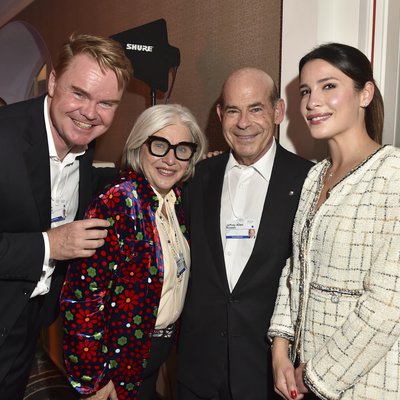 Martin Weiss (Hubert Burda Media), Steffi Czerny (DLD), Jeffrey Rosen (Lazard), Melissa von Faber-Castell (DLD)