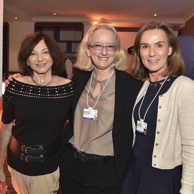 Dorrit Moussaieff, Katharina Herrmann (Hubert Burda Media), Hildegard Wortmann (Audi)