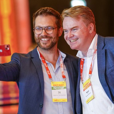 Martin Weiss war auch am Samstag Teil von DLD und mischte sich unter die Gäste